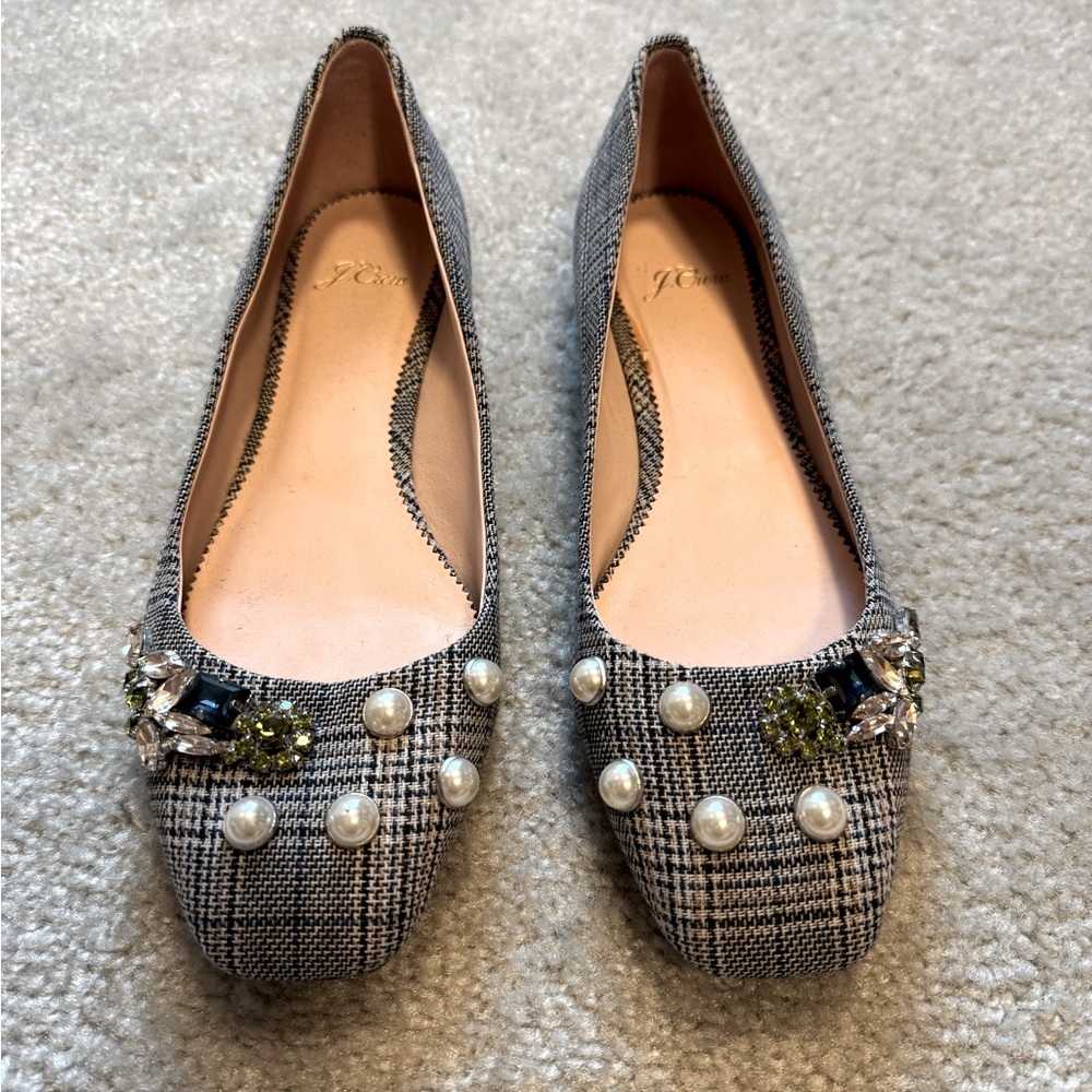 JCREW Sally Poppy Ballet Flats